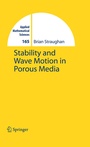 Cover: Stability and Wave Motion in Porous Media - Springer