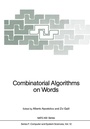 Cover: Combinatorial Algorithms on Words - Springer