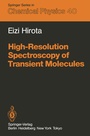 Cover: High-Resolution Spectroscopy of Transient Molecules - Springer