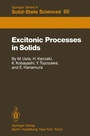 Cover: Excitonic Processes in Solids - Springer