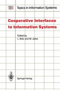 Cover: Cooperative Interfaces to Information Systems - Springer