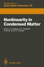 Cover: Nonlinearity in Condensed Matter - Springer