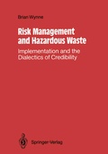 Cover: Risk Management and Hazardous Waste - Springer