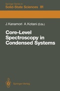 Cover: Core-Level Spectroscopy in Condensed Systems - Springer