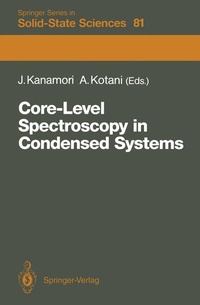 Enlarge image Cover: Core-Level Spectroscopy in Condensed Systems - Springer