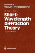 Cover: Short-Wavelength Diffraction Theory - Springer
