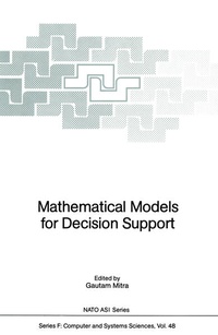 Enlarge image Cover: Mathematical Models for Decision Support - Springer