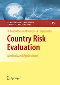 Cover: Country Risk Evaluation - Springer