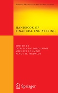 Cover: Handbook of Financial Engineering - Springer