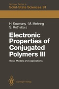 Cover: Electronic Properties of Conjugated Polymers III - Springer