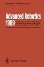Cover: Advanced Robotics: 1989 - Springer