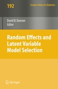 Cover: Random Effect and Latent Variable Model Selection - Springer