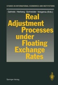 Cover: Real Adjustment Processes under Floating Exchange Rates - Springer