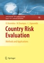 Cover: Country Risk Evaluation - Springer