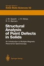 Cover: Structural Analysis of Point Defects in Solids - Springer