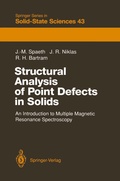 Cover: Structural Analysis of Point Defects in Solids - Springer
