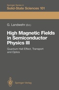 Cover: High Magnetic Fields in Semiconductor Physics III - Springer