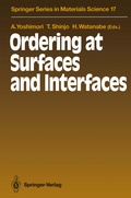 Cover: Ordering at Surfaces and Interfaces - Springer