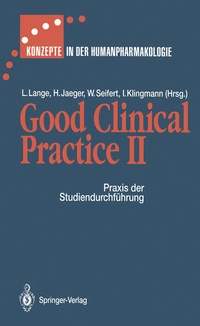Enlarge image Cover: Good Clinical Practice II - Springer