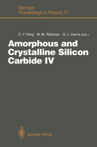 Abbildung von: Amorphous and Crystalline Silicon Carbide IV - Springer