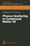 Cover: Phonon Scattering in Condensed Matter VII - Springer