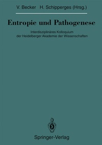 Enlarge image Cover: Entropie und Pathogenese - Springer