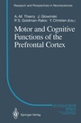 Cover: Motor and Cognitive Functions of the Prefrontal Cortex - Springer