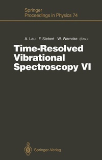 Enlarge image Cover: Time-Resolved Vibrational Spectroscopy VI - Springer