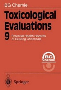 Abbildung von: Toxicological Evaluations 9 - Springer
