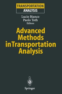 Enlarge image Cover: Advanced Methods in Transportation Analysis - Springer