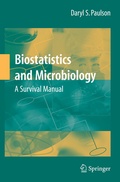 Cover: Biostatistics and Microbiology: A Survival Manual - Springer