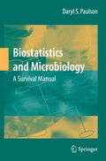 Cover: Biostatistics and Microbiology: A Survival Manual - Springer
