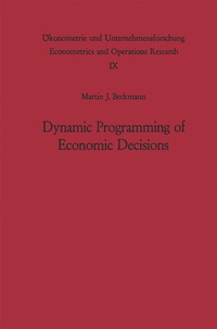 Enlarge image Cover: Dynamic Programming of Economic Decisions - Springer