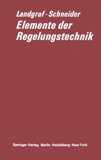 Enlarge image Cover: Elemente der Regelungstechnik - Springer