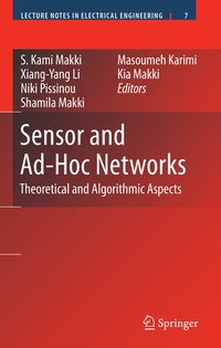 Enlarge image Cover: Sensor and Ad-Hoc Networks - Springer