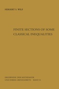 Cover: Finite Sections of Some Classical Inequalities - Springer