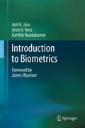 Cover: Introduction to Biometrics - Springer