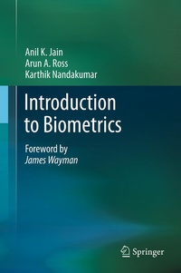 Enlarge image Cover: Introduction to Biometrics - Springer