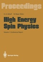 Cover: High Energy Spin Physics - Springer