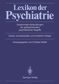 Cover: Lexikon der Psychiatrie - Springer