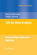 Cover: SAS for Data Analysis - Springer
