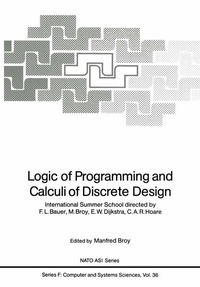 Enlarge image Cover: Logic of Programming and Calculi of Discrete Design - Springer