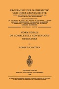 Cover: Norm Ideals of Completely Continuous Operators - Springer