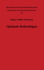 Cover: Optimale Reihenfolgen - Springer