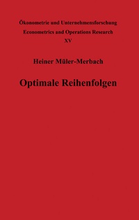 Enlarge image Cover: Optimale Reihenfolgen - Springer