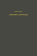 Cover: Proceedings of the Third Conference on Origins of Life - Springer