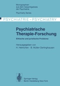 Cover: Psychiatrische Therapie-Forschung - Springer