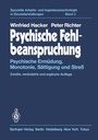 Cover: Psychische Fehlbeanspruchung - Springer