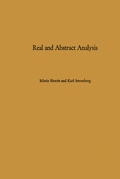 Cover: Real and Abstract Analysis - Springer