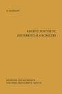 Cover: Recent Synthetic Differential Geometry - Springer